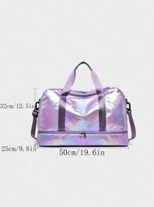 Túi du lịch du lịch hành lý đầy màu sắc sang trọng, Túi thể thao thể thao qua đêm có sức chứa lớn, Túi xách mang theo cuối tuần của bệnh viện có ngăn khô và ướt, Túi đeo vai di động đa chức năng thông thường có ngăn đựng giày cho doanh nghiệp, kỳ nghỉ, ngoài trời, trượt tuyết, tập thể dục Túi du lịch phù hợp Túi hành lý Túi qua đêm Túi xách tay Túi tập thể dục dành cho du lịch Kinh doanh Thể thao Kỳ nghỉ Kỳ nghỉ Ngoài trời Trở lại trường học - Màu tím - Xem 3