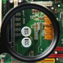 1pc Handheld Magnifier With 12 Leds For Reading, 10x Magnification With High Clarity, Perfect For Seniors, Students And Reading Enthusiasts - Black - View 5