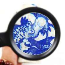 1pc Handheld Magnifier With 12 Leds For Reading, 10x Magnification With High Clarity, Perfect For Seniors, Students And Reading Enthusiasts - Black - View 6