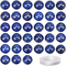 100Pcs (6/8/10mm)Natural Crystal Beads Stone Gemstone Round Loose Energy Healing Beads With Free Crystal Stretch Cord For Jewelry Making - Beads - View 27