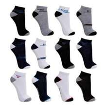 Men Invisible Socks - שחור ולבן - ראה 1