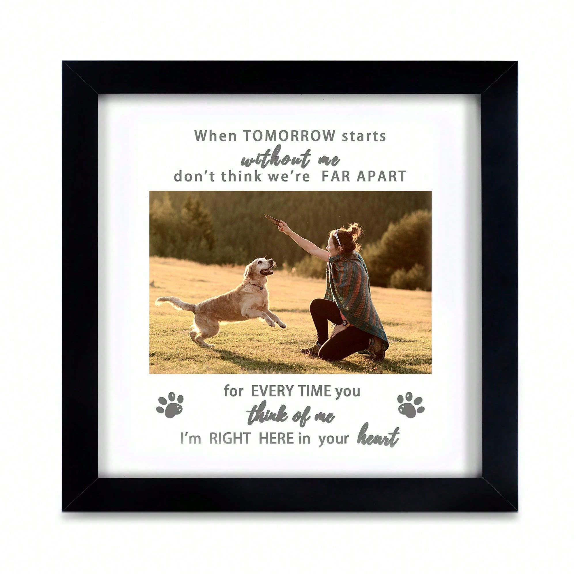 Dog Memorial Picture Frame Pet Memorial Picture Frame For Pet Loss Of