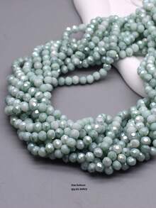 1 股 6 毫米仿燈飾玻璃珠用於珠寶製作 Diy 配件手鍊項鍊手工製作 - 多色 - 查看 13