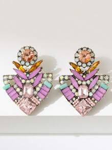 Boho Stijl Kleurrijke Overdreven Oorbellen Voor Meisjes & Vrouwen, Prachtige Sieraden Accessoire, Exquise Verjaardags- Of Valentijnsdagcadeaus