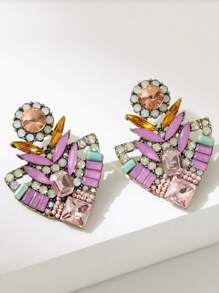 Boho Stijl Kleurrijke Overdreven Oorbellen Voor Meisjes & Vrouwen, Prachtige Sieraden Accessoire, Exquise Verjaardags- Of Valentijnsdagcadeaus