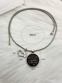 1 Pieza Día De La Enfermera Piedra Preciosa En Un Colgante De Collar, Regalo Creativo Para El Festival, El Mejor Regalo Para Amigos, Colegas, Familiares Y Enfermeras - Multicolor - Ver 5