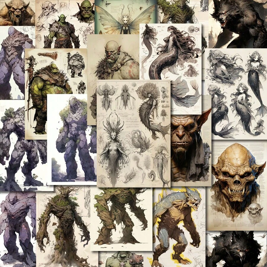 1 Pack Biological Archives Graffiti Cross-Border Cartoon Stickers DIY Following Suitcase Stickers Waterproof - Multicolor - View 1