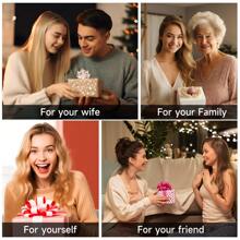 1雙925純銀優雅時尚美麗耳環,粉色骨爪可愛愛心耳環,適用於女性日常佩戴、生日禮物、約會、婚禮周年紀念珠寶女性禮物 - 銀色 - 查看 7