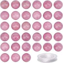 100Pcs (6/8/10mm)Natural Crystal Beads Stone Gemstone Round Loose Energy Healing Beads With Free Crystal Stretch Cord For Jewelry Making - Beads - View 69