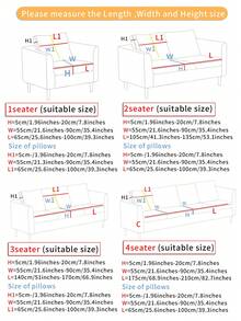 1pc High-Grade Elastic Sofa Cover Universal Four Seasons All-Inclusive Cushion Cover For Autumn And Winter, Modern Style - Blue - View 2