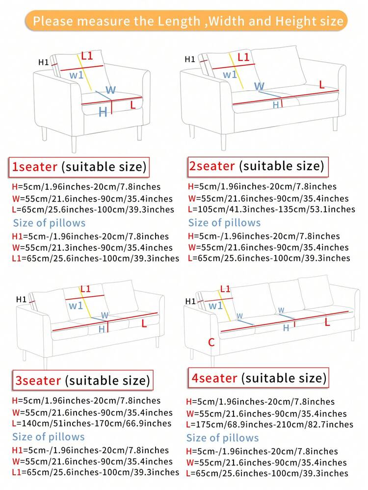 1pc High-Grade Elastic Sofa Cover Universal Four Seasons All-Inclusive Cushion Cover For Autumn And Winter, Modern Style - Blue - View 2