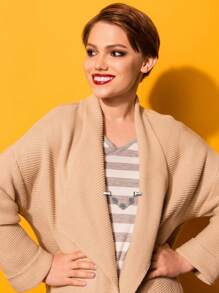 6 件復古襯衫洋裝開襟衫夾、女式蝴蝶腰夾、毛衣披肩胸針夾克夾服裝情人節禮物 - 彩色 - 查看 3