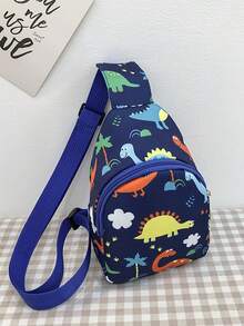 Thời trang giản dị Túi đeo ngực Đối với Con trai Và Cô gái , Trẻ em Dễ thương Khủng long Túi đeo chéo - Nhiều màu - Xem 1