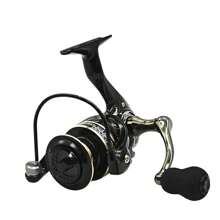1 件釣線輪,搭配 Eva 手柄,5.2:1 齒輪比,12 公斤煞車系統,適合鹹水和淡水釣魚 - 黑色 - 查看 7