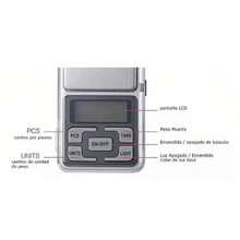 Bascula Gramera Digital De 0.01gr X 500 Gramos - Plateado - Ver 4