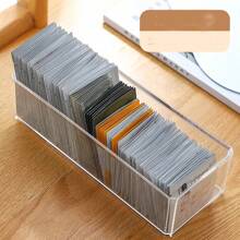 单个化妆品样品收纳盒，适用于精华液，防尘亚克力桌面收纳盒 - 無色 - 查看 1