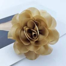 12 色浪漫玫瑰布艺胸针时尚花朵发夹女士时尚配饰情人节、妈妈、母亲、母亲节、礼物 - 花 - 查看 18