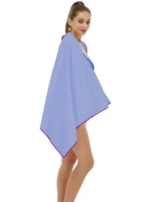 Multiple Sizes Soft, Breathable, Sweat-Absorbent, Quick-Drying Towel Made Of Microfiber, Suitable For Outdoor Activities Such As Beaches, Yoga, Running, And Traveling Camping Stuff Beach Essentials, Beach Towel