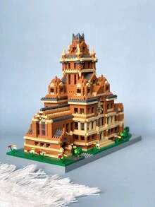 世界著名大學建築模型迷你積木套裝,3d 拼圖和教育玩具,精美生日禮物,1 件 - 彩色 - 查看 8