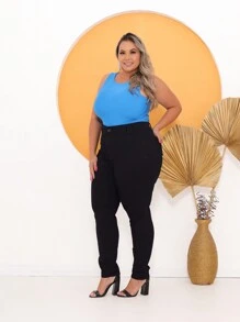 Plus Size Pants - Negro - Ver 8