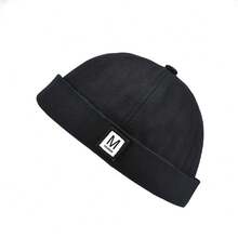 1頂男女通用亞麻葫蘆帽,圓頂和無邊設計,戶外休閒舒適,具有抗衰老功效,單一尺寸適用於夏季 - 米色 - 查看 4