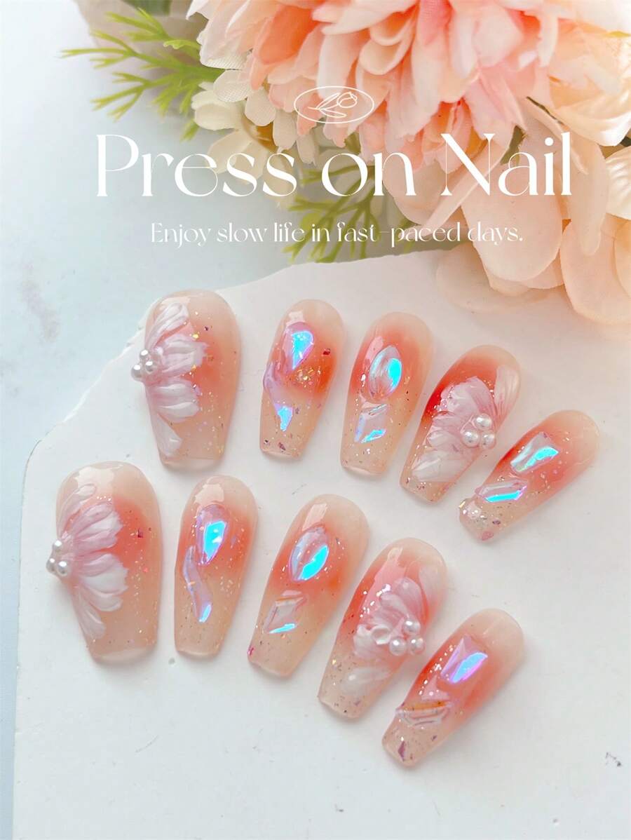 nailrosy Nâng tầm phong cách của bạn với 10 miếng dán móng tay giả thủ công đính đá trang trí bướm trắng Pháp mắt ngắn mèo 3D sáng tạo hài hước truyện tranh hoa hoa dễ thương hiện đại phong cách Nhật Bản giáng sinh cho phụ nữ và cô gái đám cưới mùa đông mùa thu giáng sinh móng tay màu trắng đen đỏ quà tặng màu xanh hoàng gia gothic hồng nóng nâu y2k mùa hè anh đào dâu tây móng tay nhũ màu hồng goth móng tay bấm vừa năm mới móng tay đỏ móng tay đen trái tim bông tuyết móng tay giáng sinh nhãn dán gel nghệ thuật móng tay đánh bóng kỳ nghỉ sang trọng baddie lấp lánh acrylic Latina nhân mã áo len móng tay Fresita Xmas Masc quincea era màu xanh vui nhộn nơ bánh gừng tiệc sinh nhật ma kết tháng 12 lễ tạ ơn tru gỉ móng tay rộng đơn giản nụ hôn thanh lịch btartbox keo dán móng tay gel urvlife trẻ em xcoat ngắn hơn trong suốt quyến rũ chrome petite teens dashing diva che phủ toàn bộ đầu móng tay vật dụng làm móng - Hồng - Xem 1