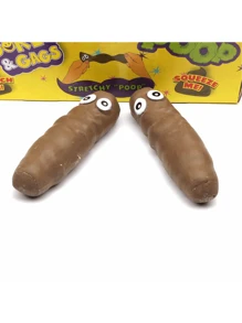 Creative Prank Realistic Relief Stress Toy Tpr Poop Shape Squeeze And Stretch Sand Bag - Simulated Stool - View 3