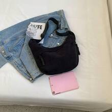 Fashionable Leisure All-Match Crossbody Bag, Ideal For Traveling, Shopping And Other Occasions - Black - View 6