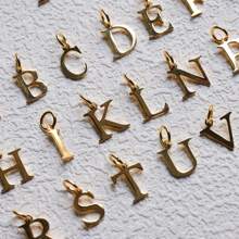 1 Miếng Bạc nguyên chất Ban đầu Dây chuyền Đối với phụ nữ Cô gái , Thư vàng Dây chuyền Nhỏ xíu A-Z Vật rủ xuống Vòng cổ choker Hợp thời Dễ thương Cá nhân hóa Tên Dây chuyền Vàng Đồ trang sức Dây chuyền Đối với Cô gái tuổi teen Qủa tặng - Vàng - Xem 4