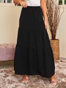 Women Skirts - 黑色 - 查看 2