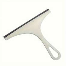 1/3入組手持式玻璃刮水器,淋浴刮水器,家庭清潔刮水器,窗戶刮水器,去水刮板,適用於淋浴門,浴室,窗戶和汽車玻璃等,清潔用品,清潔工具,返校用品。 - 藍色 - 查看 5