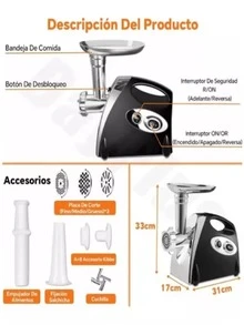 Electric Meat Grinder For Making Sausages 2800w - Multicolor - View 7