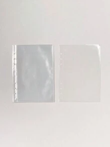 10 cái A5 Kích thước 6 lỗ Trong suốt Không thấm nước Thẻ Và Hình chụp Bộ sưu tập Nọn nhẹ Kích thước Phù hợp Instax Tập ảnh , Thẻ , 4X4 Trang bên trong Và Lưới Túi Đối với Sổ lưu niệm , Tạp chí , Thay thế - Trong sáng - Xem 7