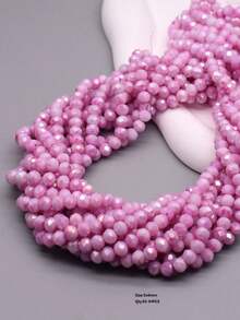 1 股 6 毫米仿燈飾玻璃珠用於珠寶製作 Diy 配件手鍊項鍊手工製作 - 多色 - 查看 5