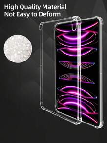 透明 Tpu 軟殼相容於 Ipad Pro 11 Pro 12.9 Air 4/5 10.9 Air 3 Pro 10.5 5/6th Air 2 Pro 9.7 7/8/9th 10.2 10th 10.9 Ipad 2/3/4 比 1 2 3 4 55 保護套 - 無色 - 查看 6