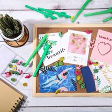 20Pcs Thumbtack Pushpin Postcard Drawing Pin Thumb Tacks Craft Head Pin  Board Tacks Tropical Party Favors Cactus Push Message Board Thumbtack Pineapple Office Scalp Needle - Multicolor - View 3