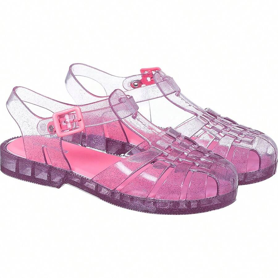 Sandália Feminina Aranha Infantil Menina Rosa Glitter Camin Calçados Original