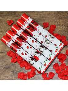 Lanzador petalos rosas confeti petalos san valentin boda novios - Rojo - Ver 2