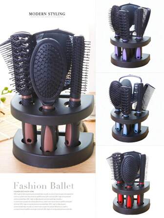 女性五件套鏡子梳子套裝