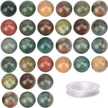 100Pcs (6/8/10mm)Natural Crystal Beads Stone Gemstone Round Loose Energy Healing Beads With Free Crystal Stretch Cord For Jewelry Making - Beads - View 22