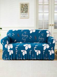 1入組印花彈性沙發套,客廳家庭防滑沙發保護套 - 彩色 - 查看 1