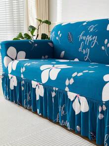 1入組印花彈性沙發套,客廳家庭防滑沙發保護套 - 彩色 - 查看 4