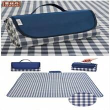 Waterproof Picnic Mat, Camping Mat Beach Blanket Mat - Navy Blue - View 3