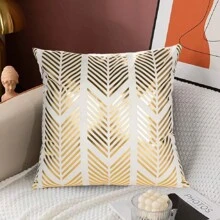 1個方形閃亮金箔枕套(45×45cm),適用於家居、房間、臥室、花園裝飾等,適用於客廳、沙發、床、汽車、辦公室。也稱為坐墊套。 - 彩色 - 查看 10