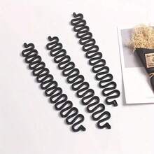 3pcs Black Hair Styling Tools For Slouchy People, Suitable For Fishbone Braid, Hair Accessories Hair Braid And Waterfall Braid, Etc. - Black - View 7