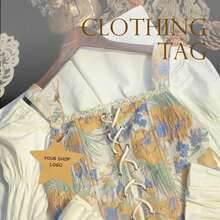 Five-Pointed Star Tag Christmas Holiday Wedding Small Label 6*6CM Bookmark Handmade Pendant 100pcs - Multicolor - View 5