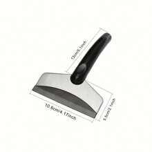 1入組使用此汽車除雪鏟來解決您的汽車積雪問題,汽車除冰鏟神器除霜鏟玻璃雪刮,汽車除雪鏟,汽車擋風玻璃雪鏟,除冰雪鏟,冬季汽車除雪工具不銹鋼雪鏟 - 黑色 - 查看 2