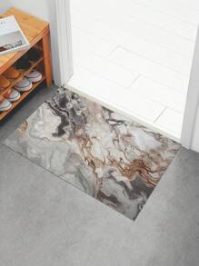 1入北歐設計印花圖案門墊，現代風格聚酯纖維長方形防滑耐用室內入口墊，門墊，室外地毯，適用於客廳，臥室，廚房裝飾 - 灰色 - 查看 4