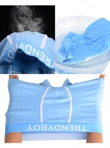 Men's 4pcs/Set Letter Printed Boxer Shorts - Multicolor - View 2