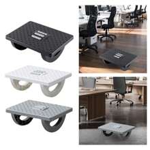 Office Foot Massager Home Ergonomic Leg Rest Desk Roller Rocking Support Plate - White - View 2